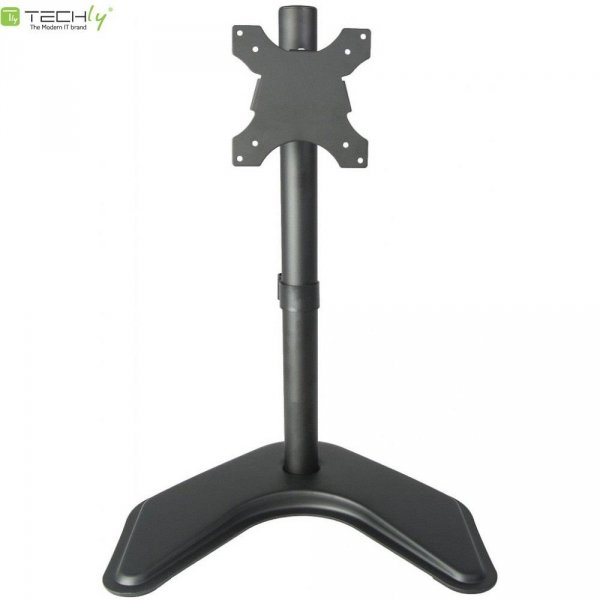 Uchwyt biurkowy LCD/LED Techly 13&amp;quot;-27&amp;quot;, 10kg, czarny