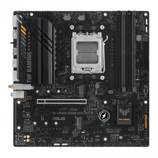 Płyta Asus TUF GAMING A620M-PLUS WIFI /AMD A620/DDR5/SATA3/M.2/USB3.0/WiFi/BT/PCIe4.0/AM5/mATX