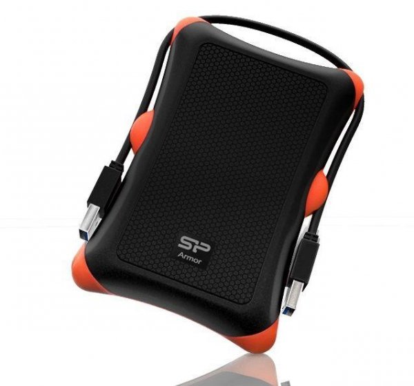 Dysk zewnętrzny Silicon Power ARMOR A30 1TB 2,5&amp;quot; 5400 USB 3.0 BLACK / PANCERNY / wstrząsoodporny