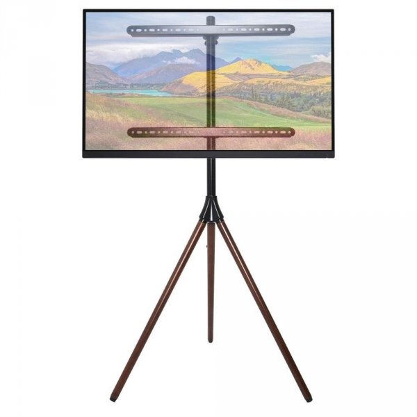 Stojak podłogowy Techly 32''-65'', 35kg Tripod Drewno