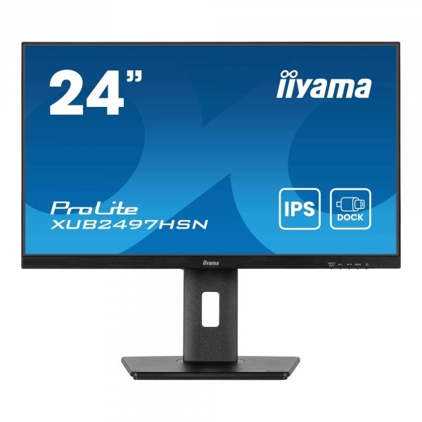 Monitor iiyama 23,8&amp;quot; ProLite XUB2497HSN-B2 IPS FHD 100Hz HDMI 2xDP HUB RJ-45 głośniki