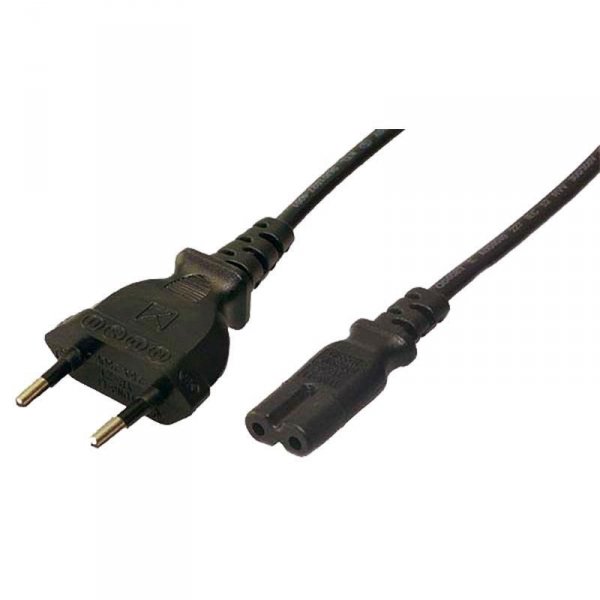 Kabel zasilający LogiLink CP092 Euro-8 &amp;gt; C7 VDE czarny 1,8m