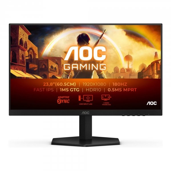 OUTLET: Monitor AOC 23,6&amp;quot; 24G42E IPS 180Hz HDMI DP - USZ OPAK