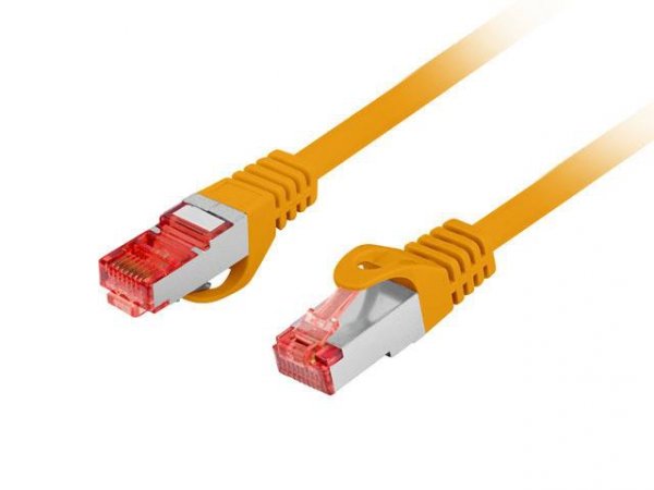Patchcord Lanberg S/FTP kat.6 1,5m LSZH CU fluke passed pomarańczowy