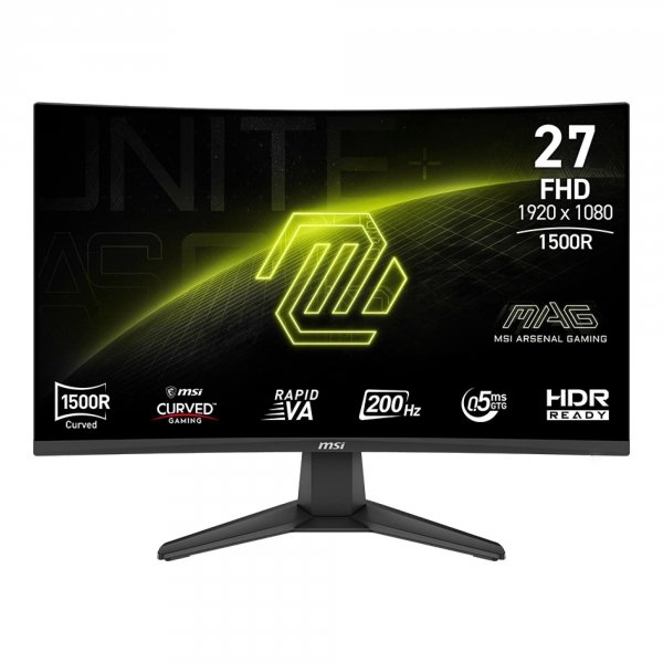 Monitor MSI 27&amp;quot; MAG 276CF E20 Rapid VA FHD 200Hz 2xHDMI DP