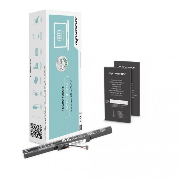 Bateria Movano do notebooka Lenovo IdeaPad 310, 510S (14.4V-14.8V) (2200 mAh)