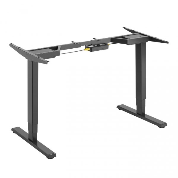 Biurko elektryczne bez blatu Ergo Office, do pracy stojąco-siedzącej, max. 125kg, max. wys. 1280mm, dotykowy panel, ER-422