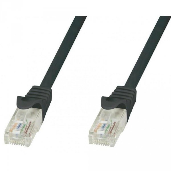 PatchCord Techly Cat.5e UTP CCA 0,5m czarny