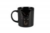 CCW024 FOX KUBEK BLACK & CAMO HEAD CERAMIC MUG