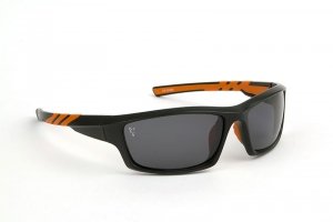 CSN039 OKULARY Fox Sunglasses Black & Orange 