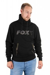 CFX076 FOX BLUZA BLACK/CAMO HIGH NECK XL