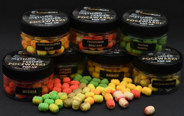BATON BAITS Poczwarki POP UP CYTRYNA &amp; LIMONKA  11mm