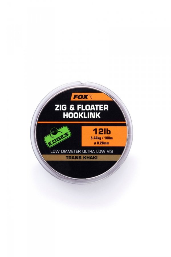 CML170 FOX EDGES™ ZIG &amp; FLOATER HOOKLINK 0,30mm 15lb