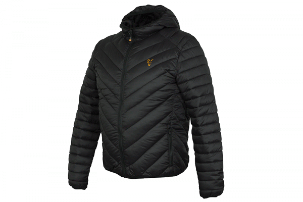 CCL145 KURTKA Fox Collection Quilted Jacket Black/Orange S