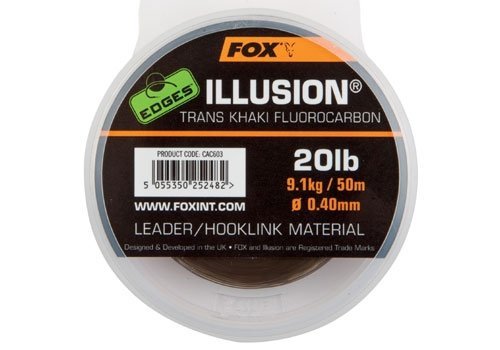 CAC603 FOX EDGES™ ILLUSION - Trans Khaki 0.40mm 20lb