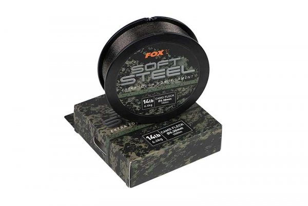 CML201 FOX ŻYŁKA Soft Steel Fleck Camo Mono 18lb (8.2kg) 0.35mm x 1000m