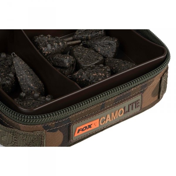 CLU439 FOX TORBA CAMOLITE COMPACT RIGID LEAD &amp; BITS BAG