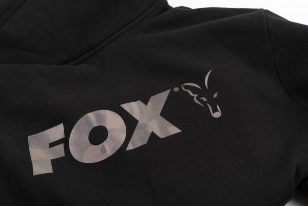 CFX075 FOX BLUZA BLACK/CAMO HIGH NECK L