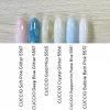 Puder manicure tytanowy - Cuccio DIP 14g - Deep Blue Glitter (5557)