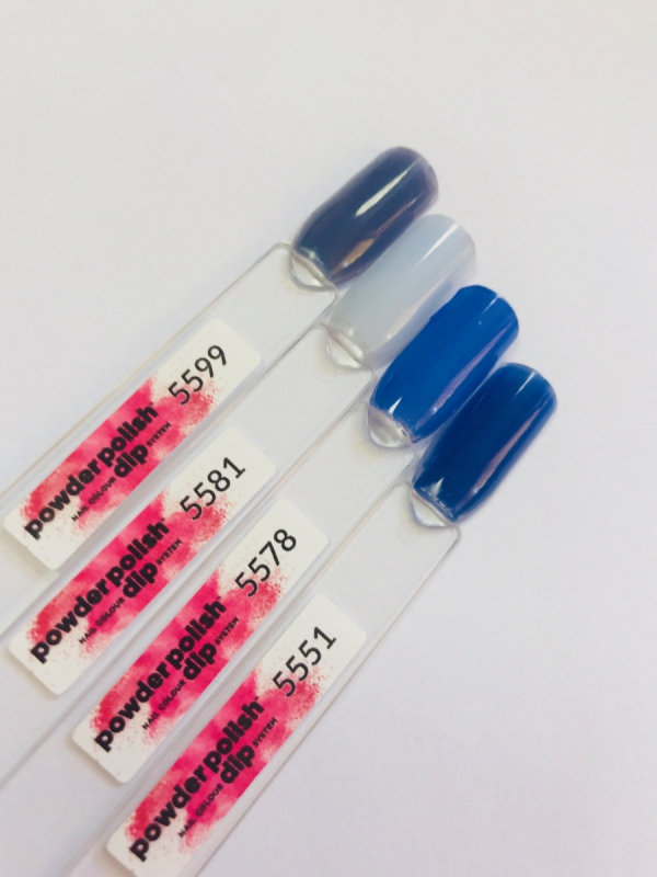 Cuccio manicure tytanowy - 5578 DIP SYSTEM PUDER Electric Blue 15 G