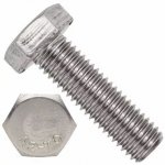 Śruby M8x80 nierdzewne A2 DIN 933  - 50 szt