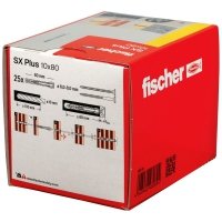 Kołek rozporowy FISCHER SX Plus 10x80 - 25 szt (568110)