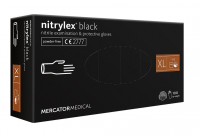 Rękawice nitrylowe diagnostyczne nitrylex black roz. XL 100szt. 