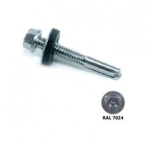 Wkręt samowiercący IMPAX 5,5X35 + EPDM - 250szt RAL 7024 