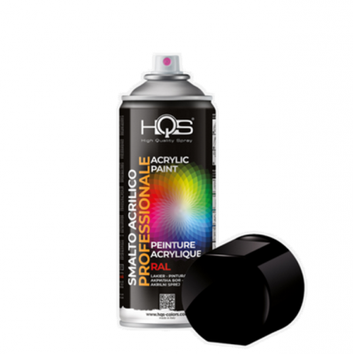 Farba spray HQS 400 ml czarny RAL 9005