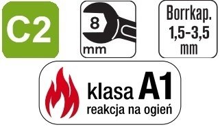 Wkręt samowiercący IMPAX 4,8X19 + EPDM - 250szt RAL 9010