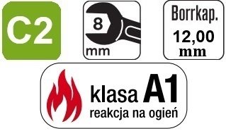 Wkręt samowiercący IMPAX 5,5X35 + EPDM - 250szt RAL 8017