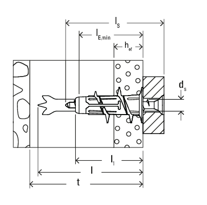 FISCHER DUOBLADE kołek do płyt g-k - 50 szt