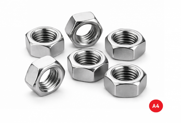 Nakrętka M14 kwasoodporna A4 DIN 934 - 25 szt