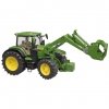 Ciągnik John Deere 7R z ładowaczem czołowym 