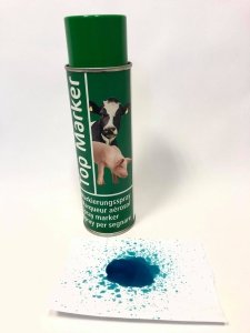 Spray do znakowania zwierząt, TopMarker 500ml, zielony