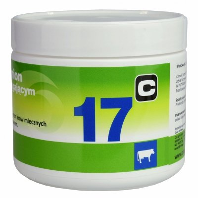 CanAgri Żel &quot;17&quot; do wymion z efektem ściągającym i chłodzącym, 1000 ml 