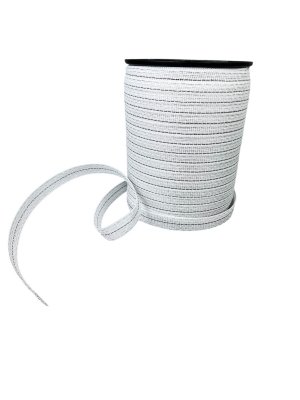 Taśma CLASSIC 200m, 20mm, biała do pastucha