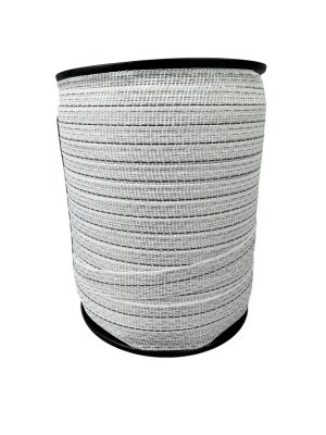 Taśma CLASSIC 200m, 20mm, biała do pastucha