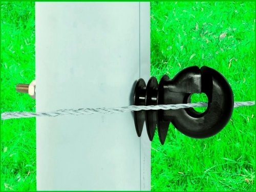 Izolator do pastucha z gwintem metrycznym 8 cm 