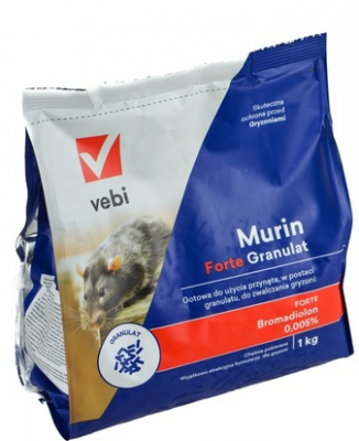 Vebi Murin Forte granulat  na szczury i myszy 1kg 