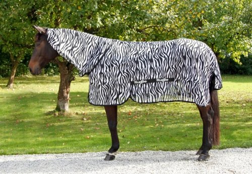 Derka przeciwowadowa dla konia RugBe Zebra, 145 cm, Covalliero
