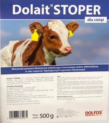 Dolait stoper biegunka u cieląt 500g 