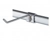 Wieszak pojedynczy l-100 na wspornik UNIVERSAL - chrom