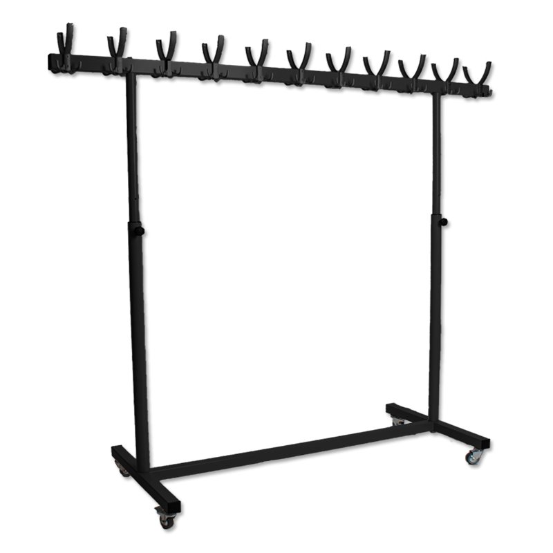 Stojak szatniowy jezdny malowany SJ.40 - czarny