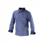 Bluza kucharska niebieska -jeans 