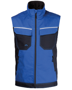 Kamizelka ocieplana V-WORK 2506 czarny/niebieski 