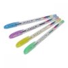 KIDEA Długopisy żelowe 6 kolorów Brokatowe Zapachowe (DZB6CKA)