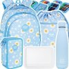 ZESTAW 5 el. Plecak wczesnoszkolny CoolPack JERRY 21 L stokrotki, DAISY SUN (F029834SET5CZ)