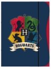 2x Teczka rysunkowa A4 z gumką Harry Potter ZNICZ HEDWIGA HOGWARTS (02932SET2CZ)