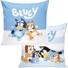 Poduszka jasiek 40 x 40 BLUEY BLUE piesek pieski POSZEWKA (BY-8525C)